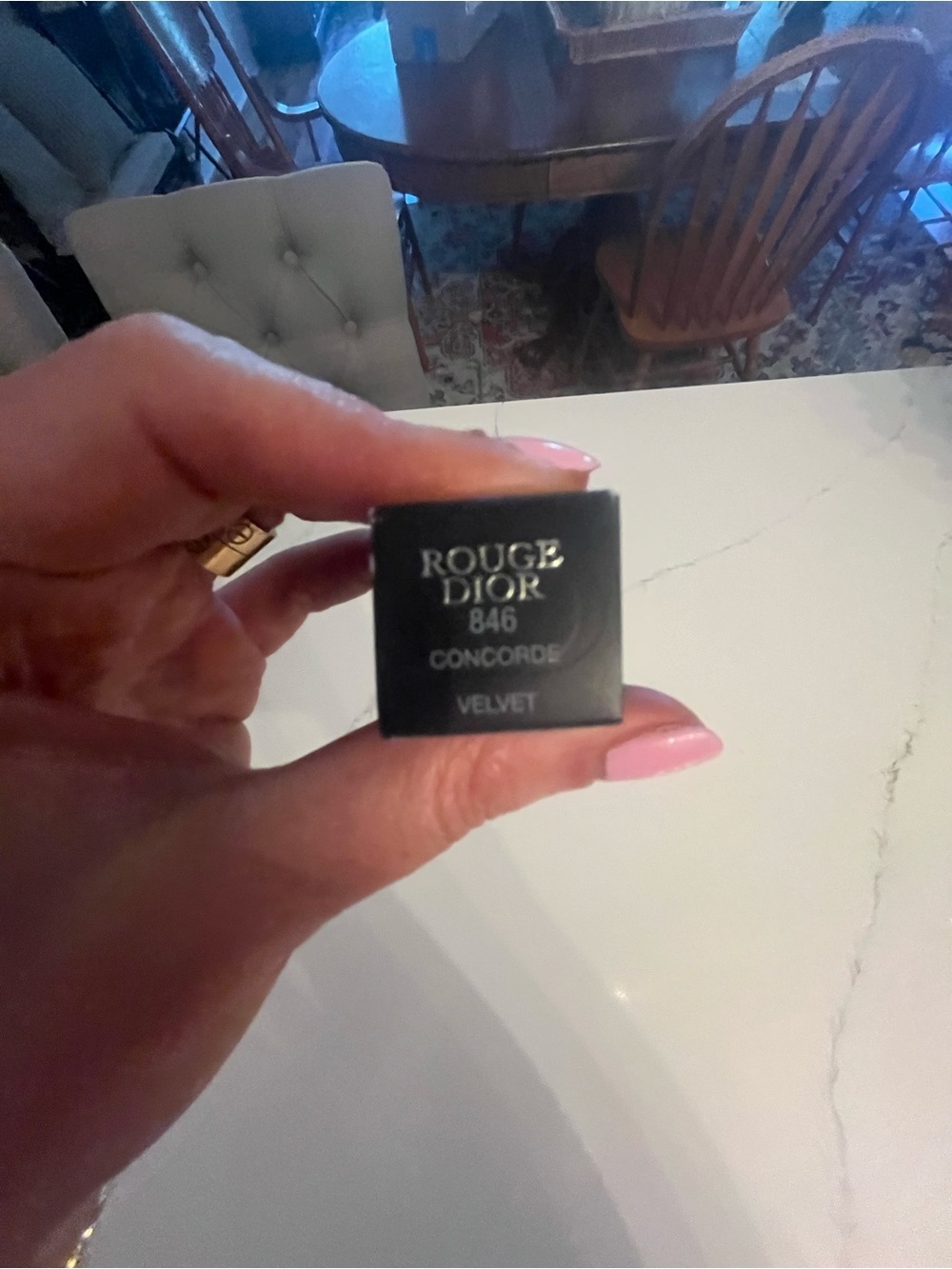 Dior Rouge Dior Lipstick - Concorde Velvet 846 - Picture 4 of 4